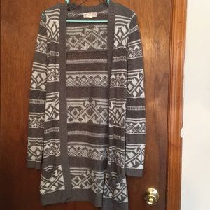 Medium, gray sweater